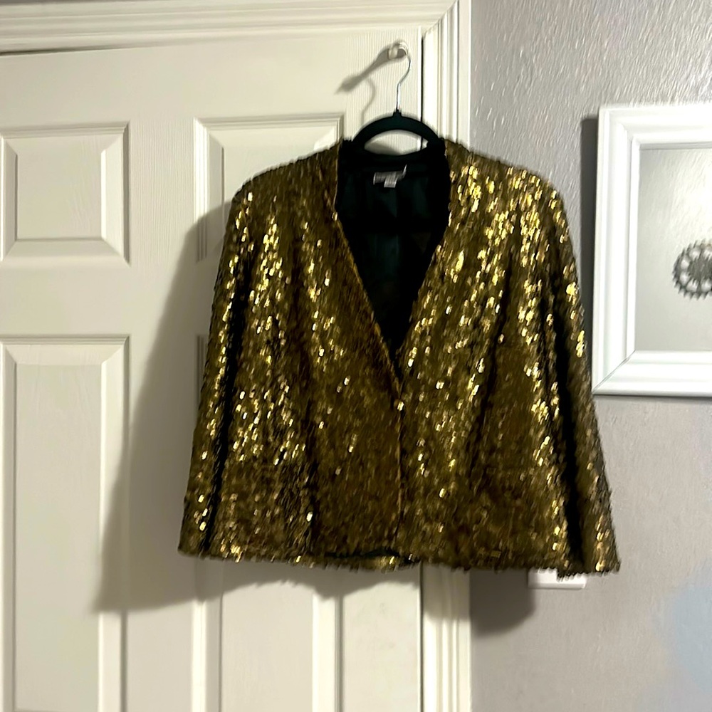 Gold sequin jacket